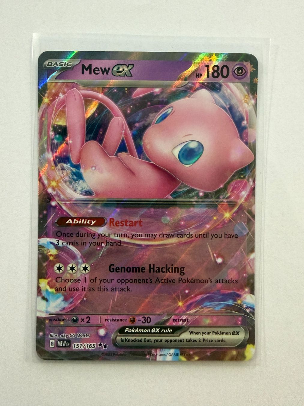 Pokémon Carte collezionabili: Pokemon Mew EX 151/165 151 EN – Nuovo (secondo la descrizione) da Weingarten-Kalthäusern venduto da McGmavlo