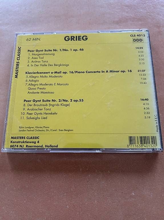 CD: Grieg Peer Gynt – Usato da Wiggiswil venduto da Cwi0 1
