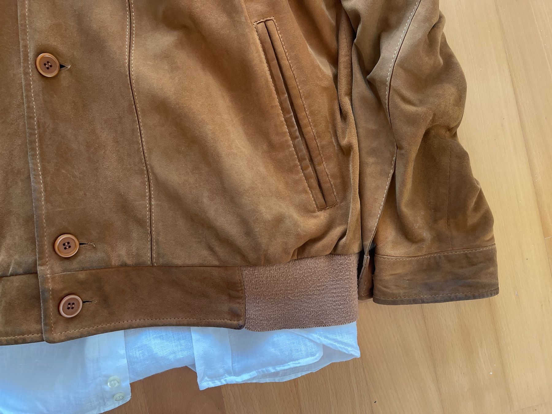 Giacche: Herren Wildlederjacke Grösse 52 Braun – Usato da Adliswil venduto da JadrankaR 5