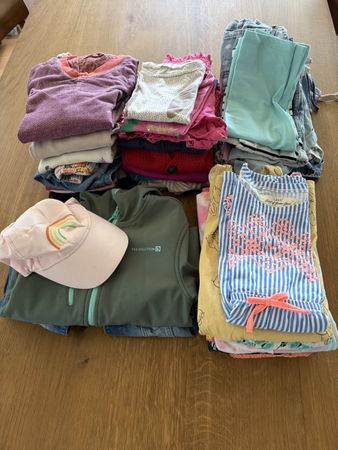 Kinder Bekleidungspaket Grösse 110-116 bunt