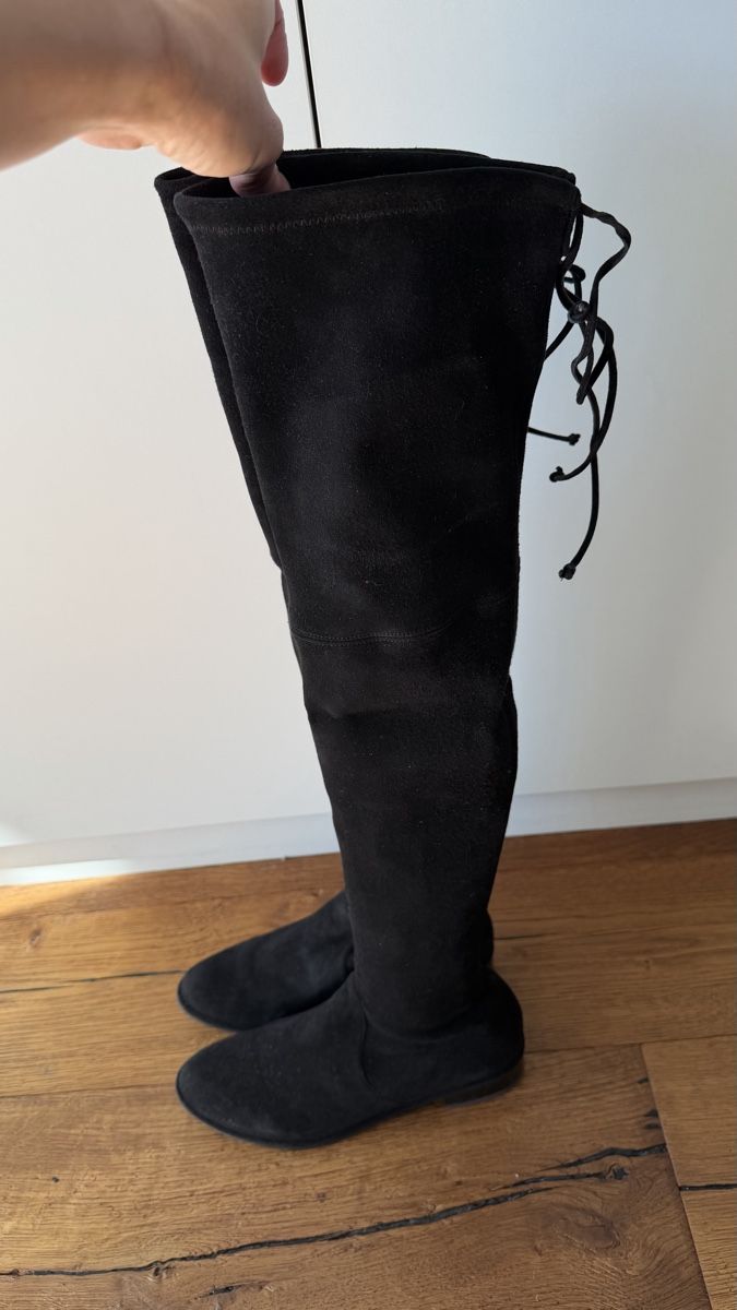 Stuart Weitzman Scarpe da donna: Stuart Weitzman Overknee Stiefel schwarz Grösse 39 – Nuovo (secondo la descrizione) da Küssnacht am Rigi venduto da hor_dpb7 2