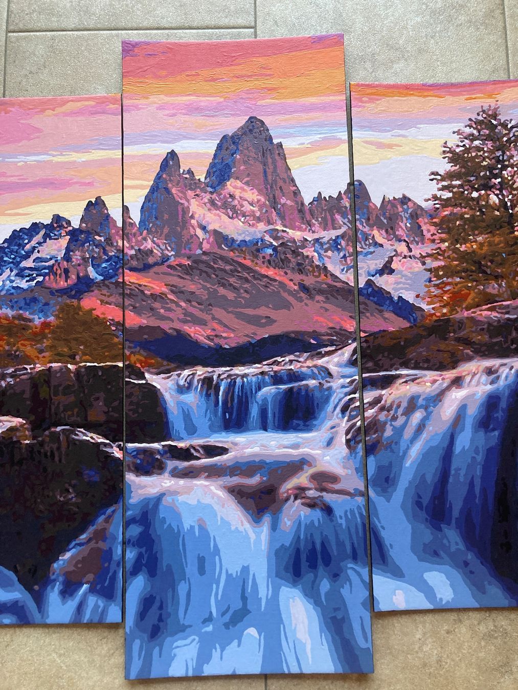 Dipinti: 5-teiliges Gemälde/Bild "Mystisches Patagonien" – Usato da Gelterkinden venduto da froggy80 3