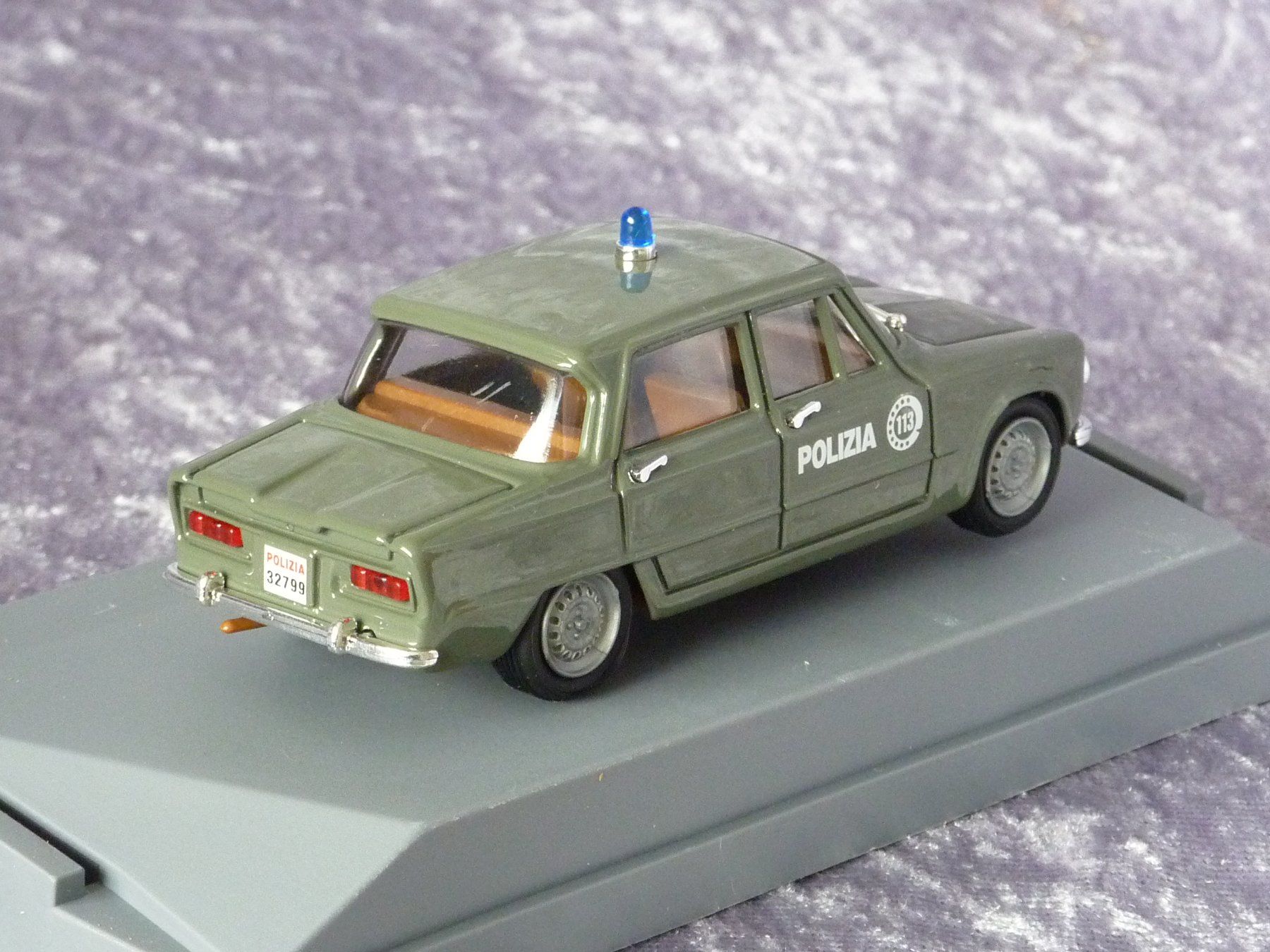 Alfa Romeo Modellautos: Alfa Romeo Giulia Polizia 1962  1:43 – Neu (gemäss Beschreibung) aus Dürrenäsch von modellautos4you 4