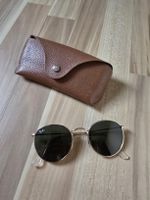 Sonnenbrille Ray-Ban Rund Metall Gold Unisex inkl. Etui