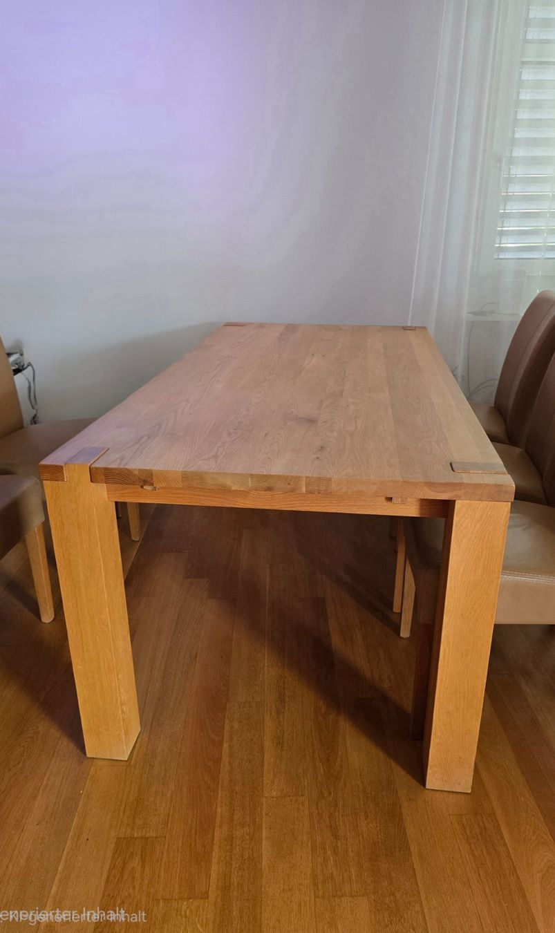 Tavoli: Massiver Eichenolzesstisch, 160x90cm Top Zustand! – Usato da uster venduto da jovisd 1