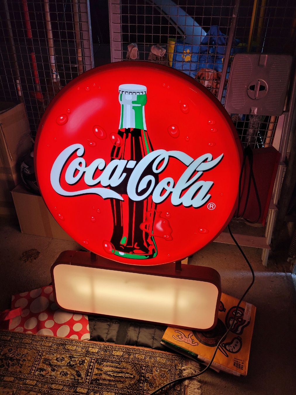 Coca-Cola Schilder: Coca-Cola Leuchtreklame XXL – Gebraucht aus Lupfig von Metallica81 1