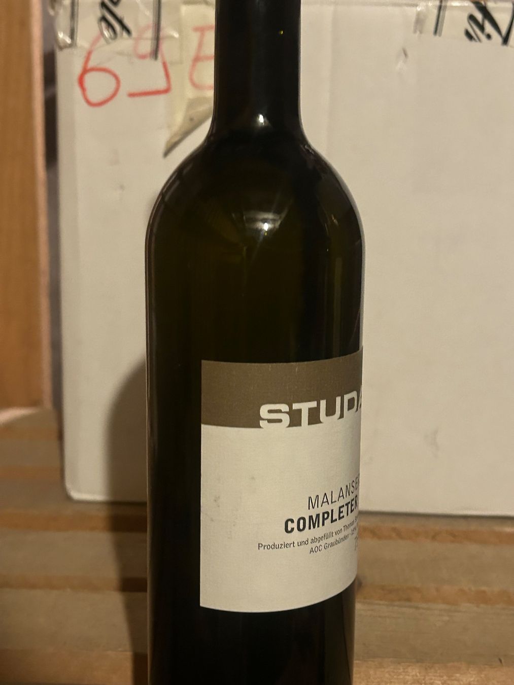 Vino: THOMAS STUDACH - Malanser Completer 2023 - Grisons – Nuovo (secondo la descrizione) da Roche VD venduto da avediscipule 3