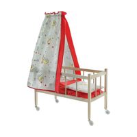 Hofmann Puppenbett Basecap Bär rot