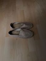 Espadrilles Stoffschuhe beige flach gebraucht Zustand