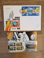 Ersttagsbrief Space Shuttle & Karte Erste Mondlandung