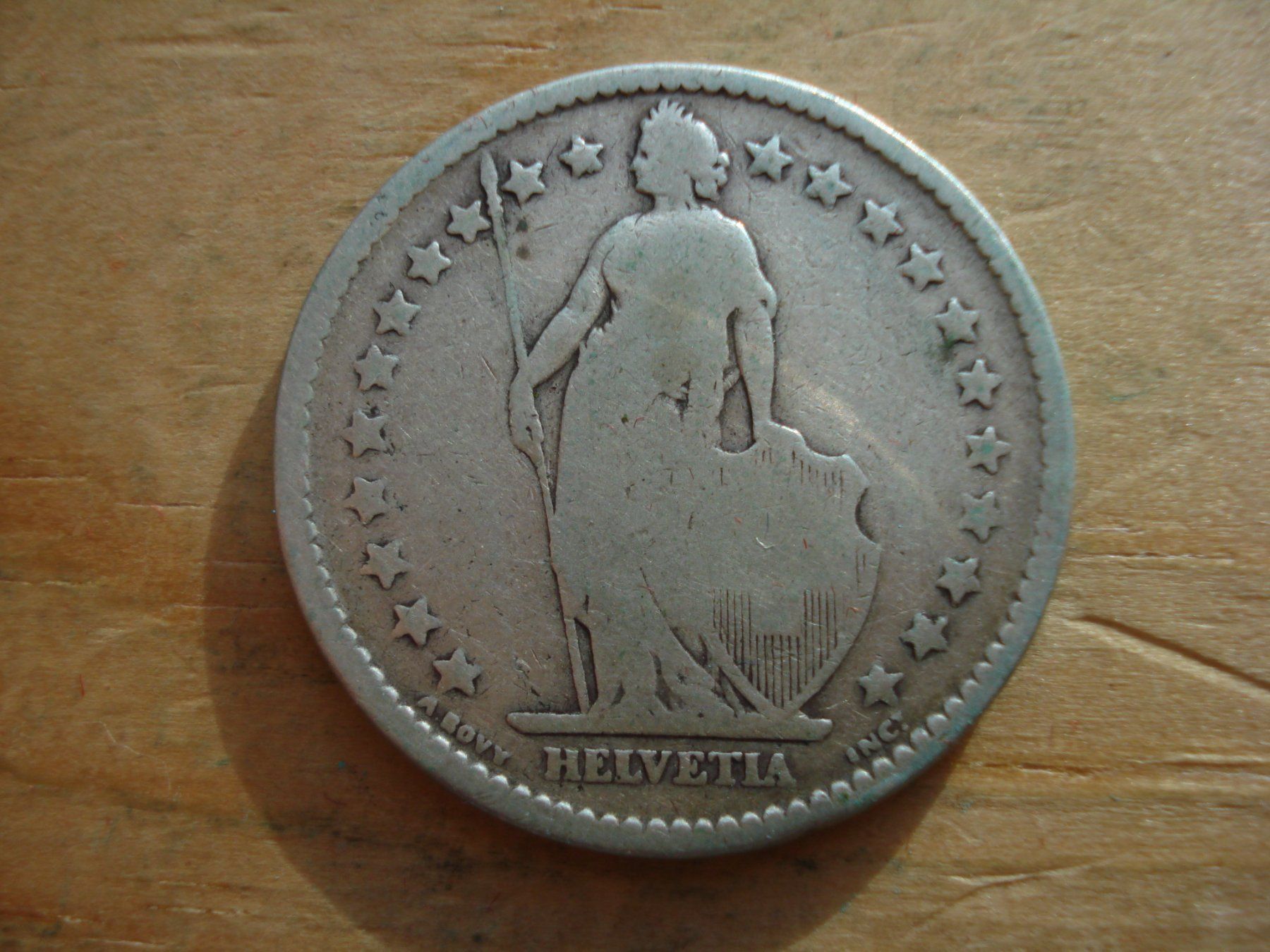 Alle Münzen: (S) 2 Franken 1875 – Gebraucht aus Erlach von Net-Coins 1