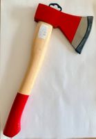 Axt mit Holzstiel rot lackiert - NEU
