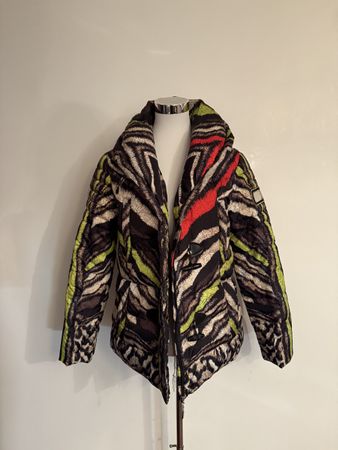 Just Cavalli Daunenjacke Gr. 44, Zebra Print