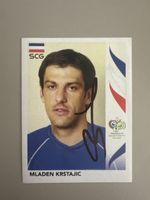 Panini WM 2006 Sticker Mladen Krstajic Signiert