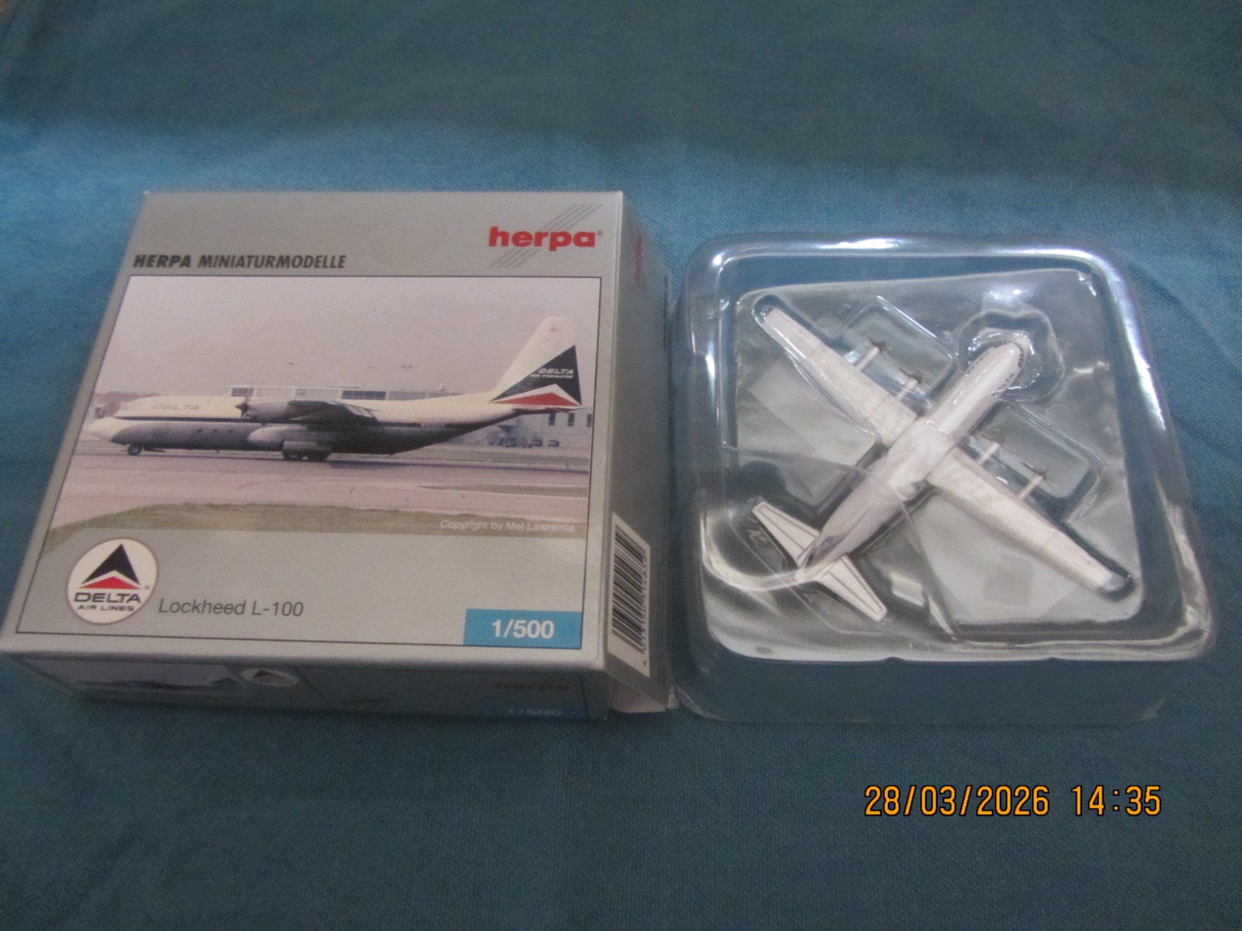 Herpa Kit di modellismo & Modellini statici: Herpa 1:500 Lockheed L-100 Delta – Nuovo e nell'imballaggio originale da Kirchberg BE venduto da sonne88