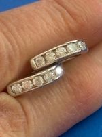 Luxus Elegante Zirkonia Ohrstecker Ohrschmuck  Farbe:Silber