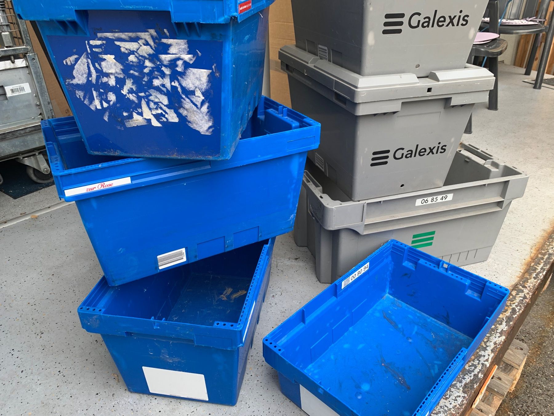 Contenitori & Simili: Stapelboxen Kunststoff gebraucht 7 Stk. – Usato da Bern venduto da Bahnora 2