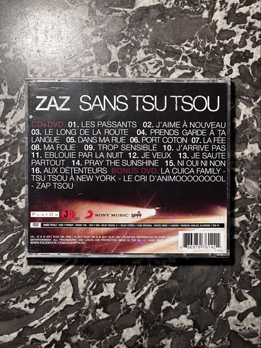 CD: CD/DVD ZAZ – Usato da Basel venduto da J.A_Quality4U 1