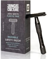 Wiederverwendbare Rasierhobel in Metallic Schwarz
