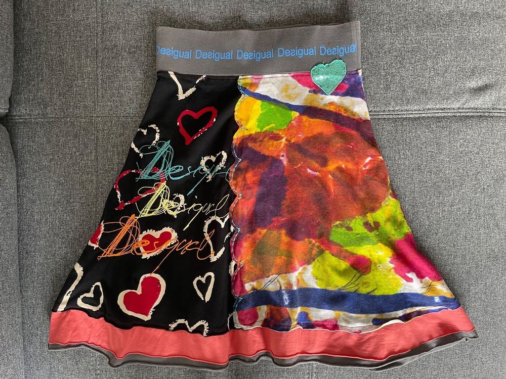 Jupe Desigual Rose - Taille 11/12 - Occasion Très Bon état