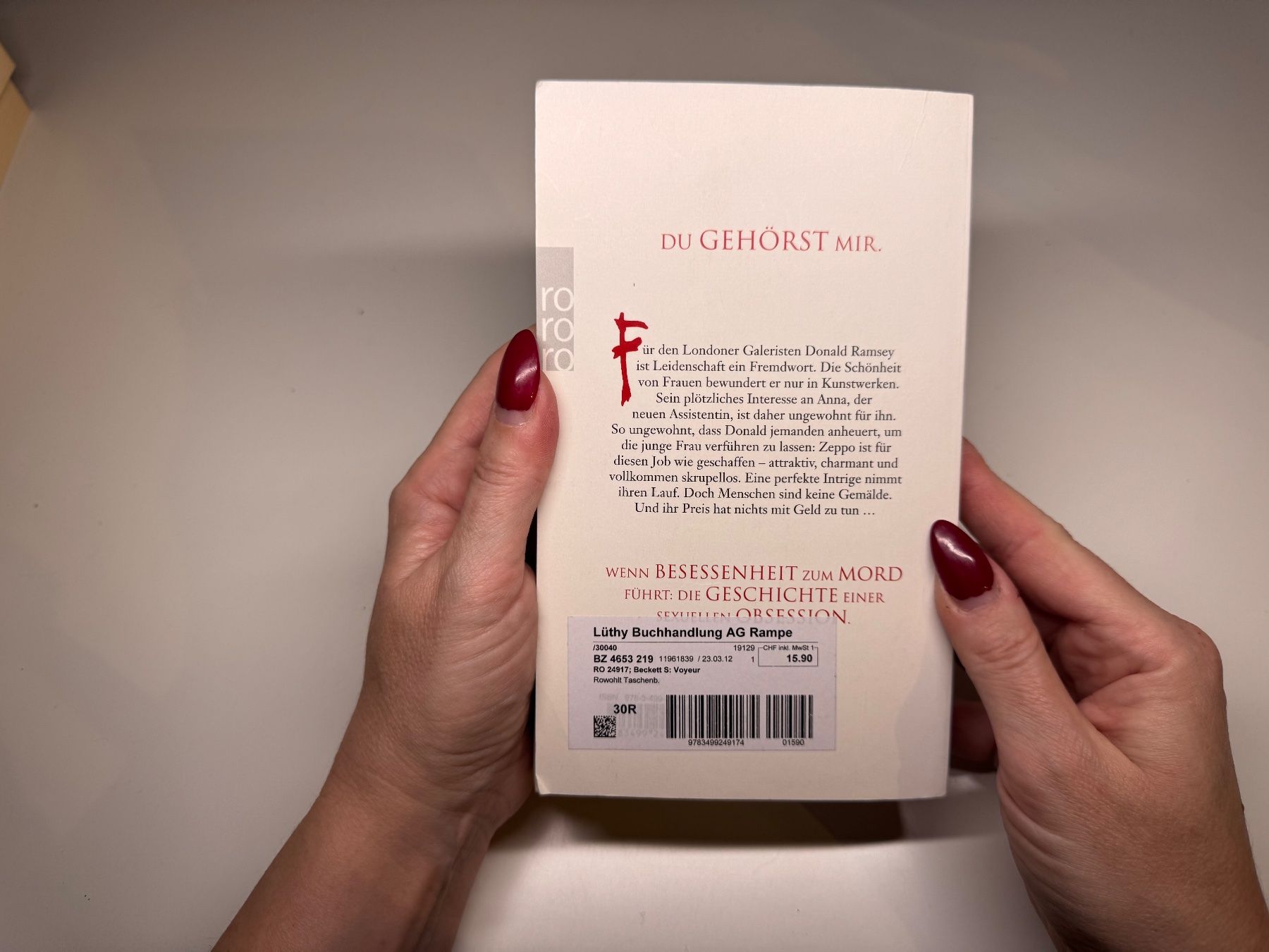 Bücher: ROMAN: Simon Beckett, Voyeur – Gebraucht aus Grosswangen von Deutsche_Romane 9