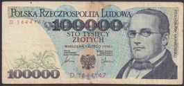 Polen 100'000 Zlotych 1990