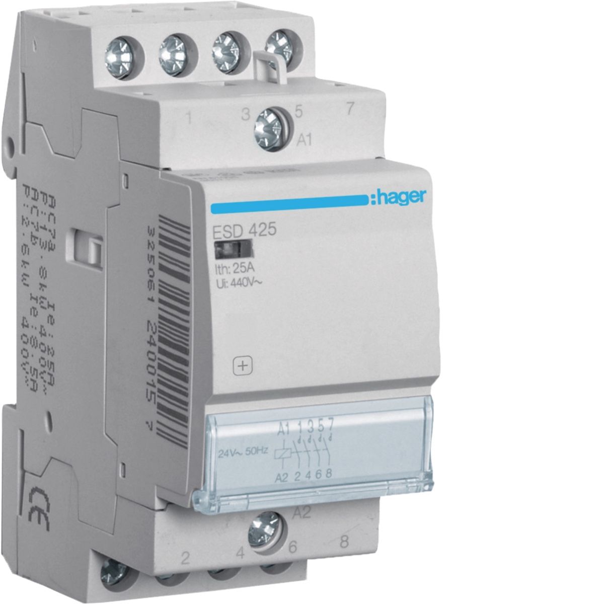 Hager Interruttori: Hager ESD425 Schütz AC 4 Schliesser – Nuovo e nell'imballaggio originale da Bassersdorf venduto da van_9j7w