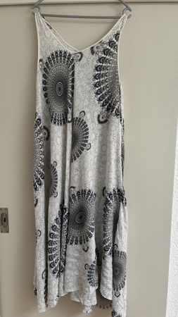 Luftiger Rock/Kleid für Strand und zu Hause. Einheitsgrösse
