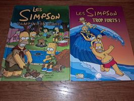 Lot de 2 bd les Simpson