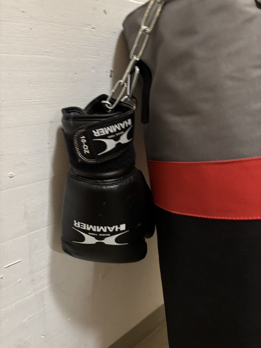 Boxsäcke: Hammer Boxsack mit Boxhandschuhen – Neu (gemäss Beschreibung) aus Ibach von JellyBeans99 1