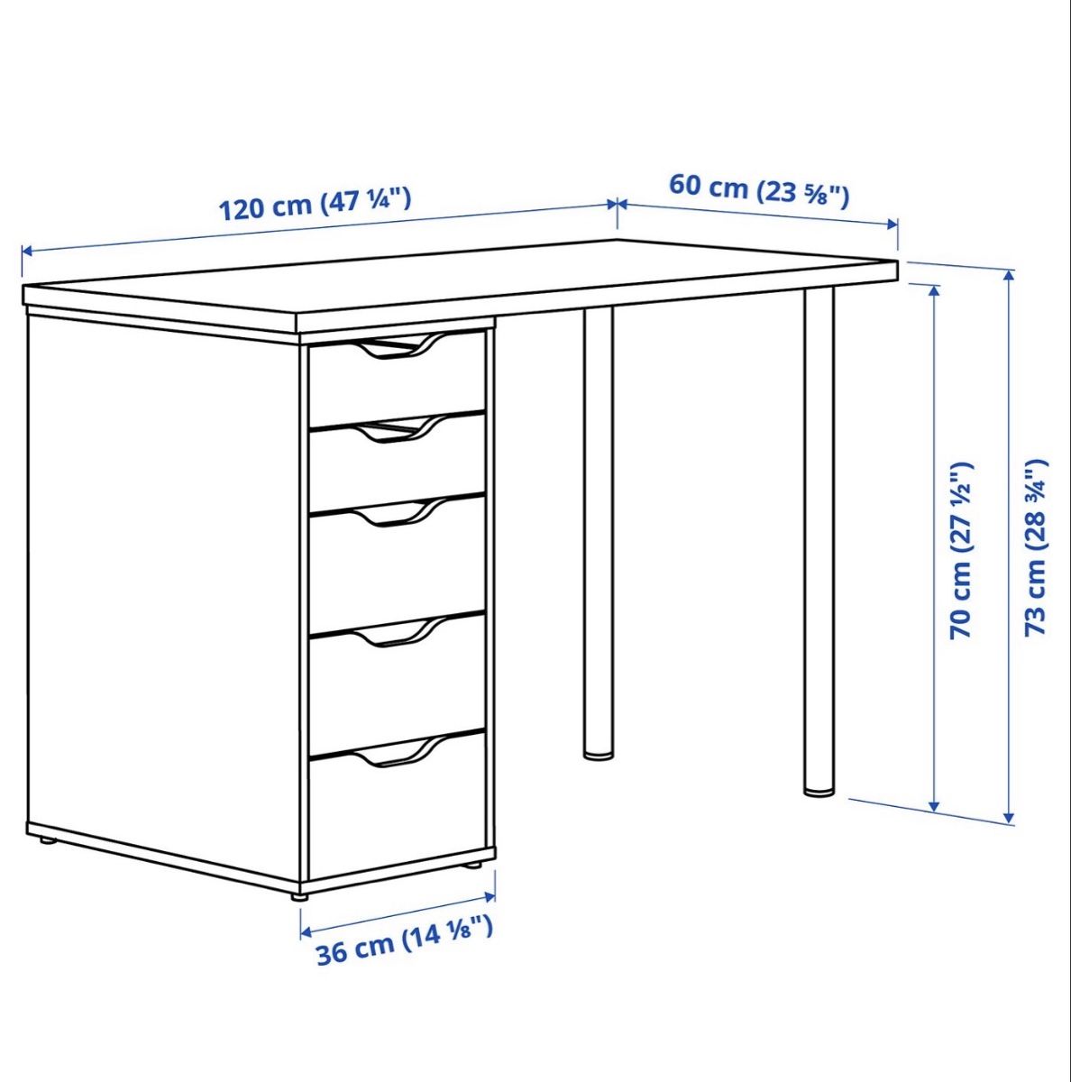 Schreibtische: Schreibtisch 120x60 – Gebraucht aus Winterthur von Aquilon33 1
