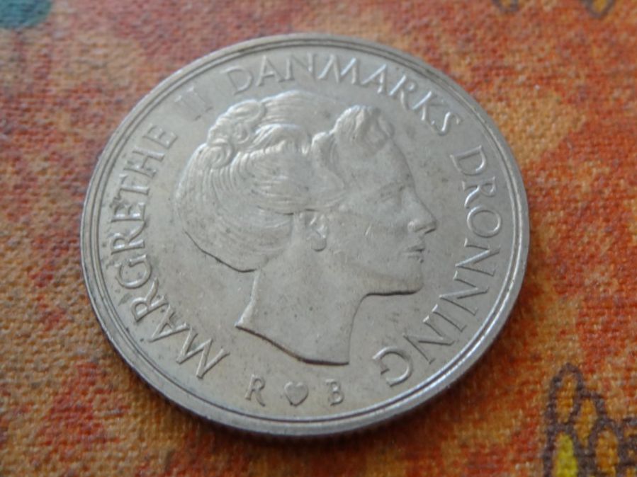 Tutti le monete: DANEMARK  1  Krone  1986 – Usato da Romanel-sur-Lausanne venduto da Swift13 1