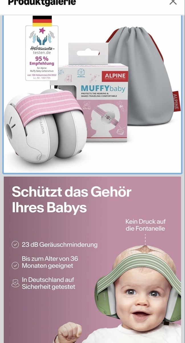 Cuffie: Alpine Muffy Baby Gehörschutz – Usato da Rheinfelden venduto da dBartel 2