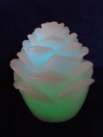 Kerze mit Farbwechsel, LED-Rosenkerze, Wachs, Elambia QVC