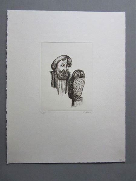 Arts picturaux & lithographies: Peter STREICH (1949 RADIERUNG SIGNIERT – D'occasion à Gersau par kunst-online 4