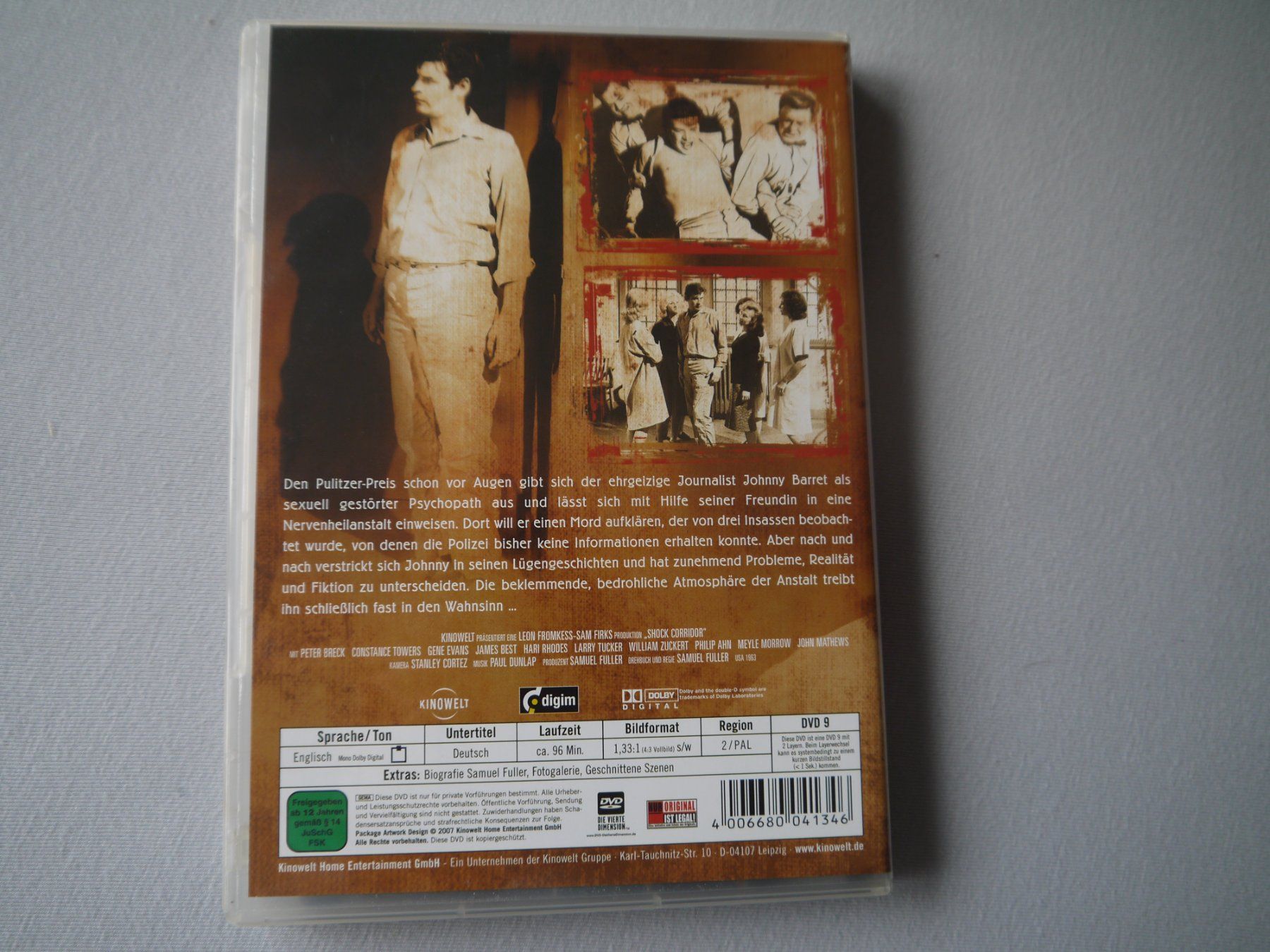 Tutti i DVDs: SCHOCK KORRIDOR(1963) - Samuel Fuller - selten – Usato da Hagendorn venduto da Blaf 1