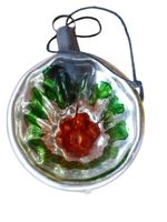 Sammlung antiker Weihnachtsschmuck kleine Kugeln