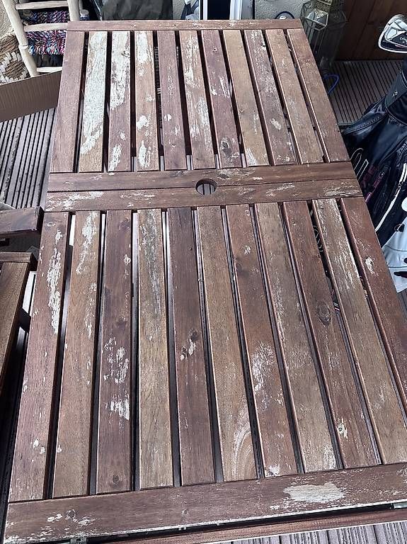 Set di tavolo e panche: Gartentisch mit Stühlen und Kissen – Usato da Wallisellen venduto da and_qq6d 4