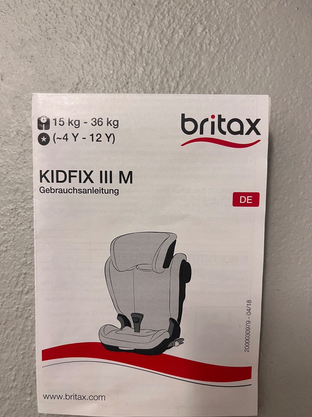 Britax Römer Seggiolini per auto: Kindersitz Britax Römer Kidfix III – Usato da Brugg AG venduto da D1979E 7
