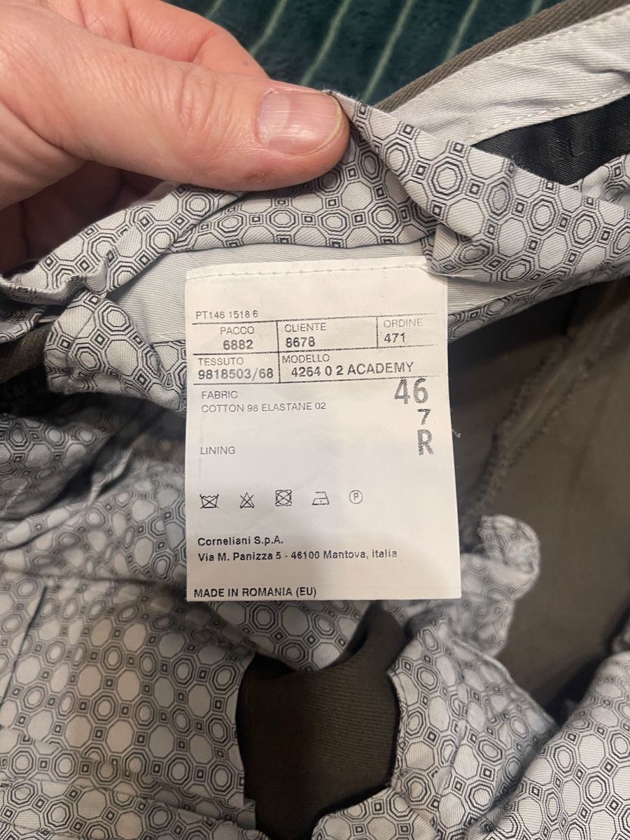 Pantaloni: Corneliani pants 46 – Nuovo (secondo la descrizione) da Genève venduto da kor_78mm 5