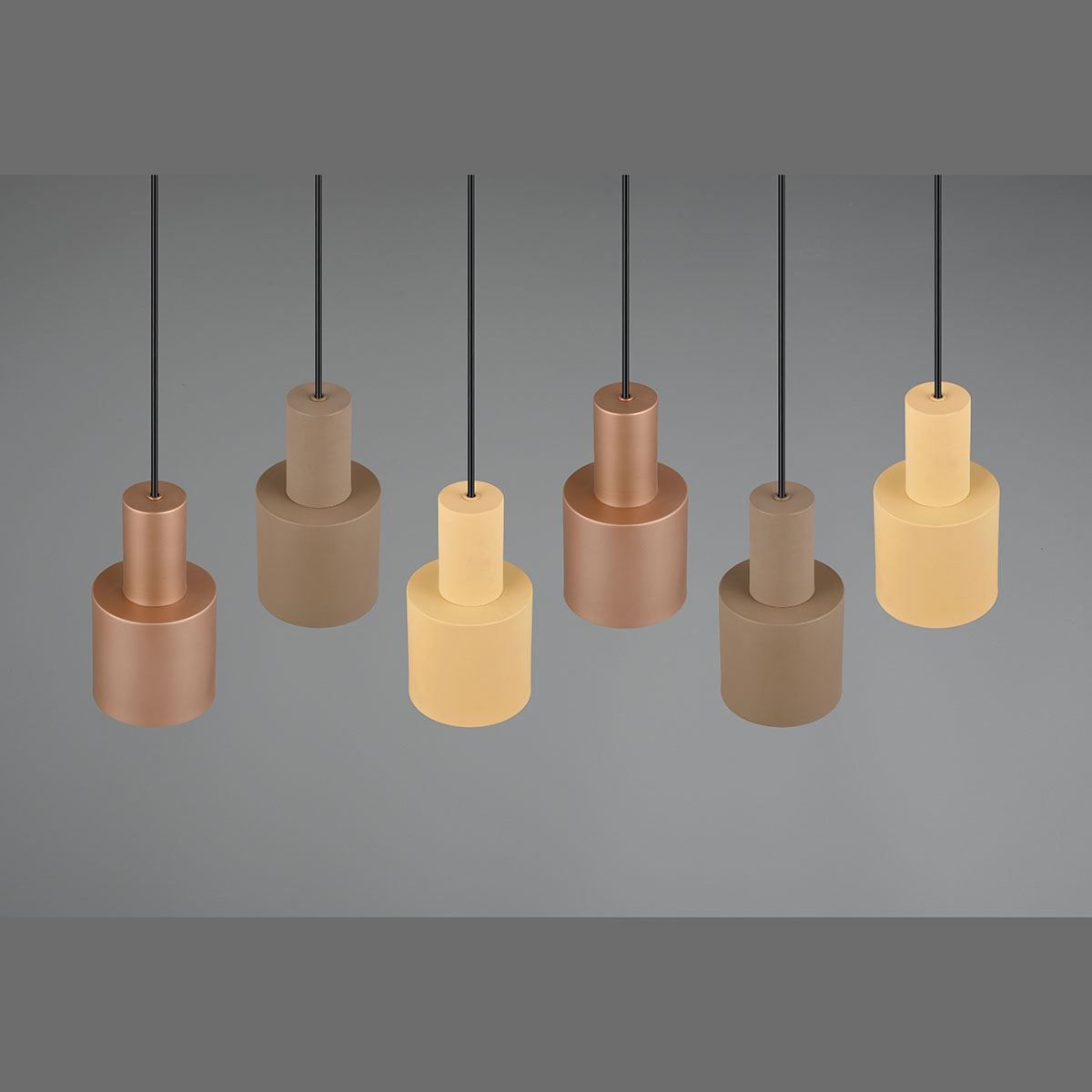 Lampadari & plafoniere: Pendelleuchte, Höhe anpassbar, 6er Spot – Nuovo (secondo la descrizione) da Kreuzlingen venduto da Smart-Light 6