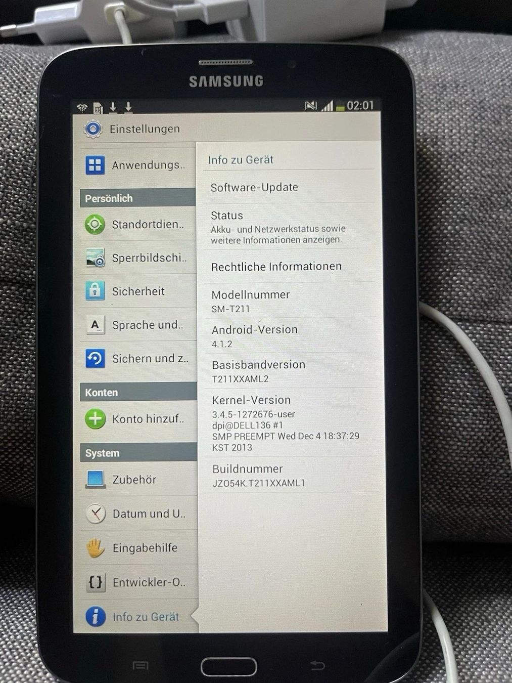 Samsung Tablet PC: Samsung Galaxy Tab 3 mit 8 GB – Usato da Allschwil venduto da ham_ctm2 2