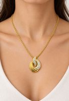 750 Gold Collier mit 050 ct Brillanten
