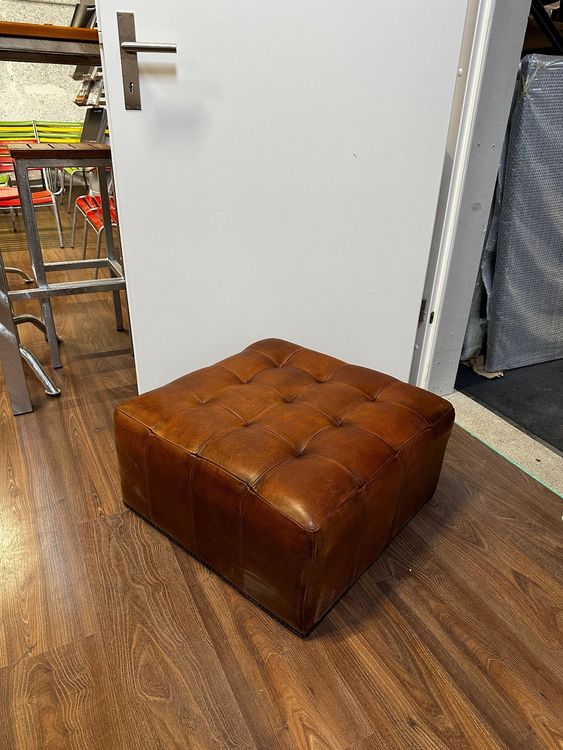 Fusshocker aus Leder (Neu (gemäss Beschreibung)) in Illnau für CHF 70 ...