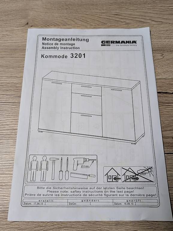Cassettiere: Kommode 3201 von Germania – Usato da Mönchaltorf venduto da ronskis 1