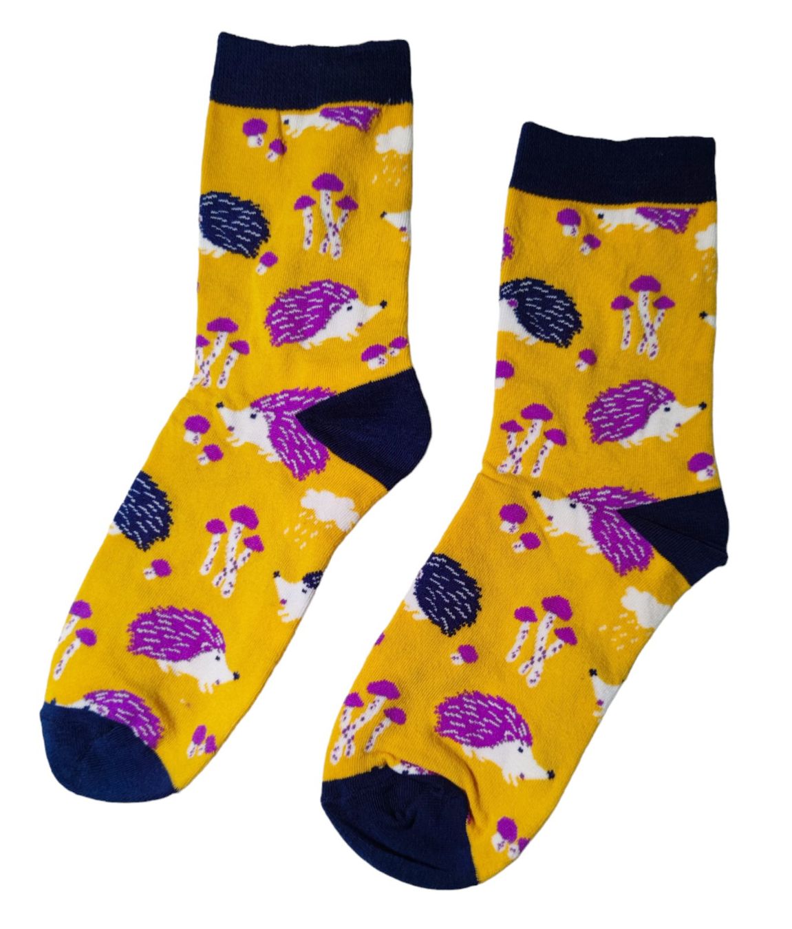 Calze: Socken Igel / Hedgehog / Pilze / Mushrooms – Nuovo e nell'imballaggio originale da Zürich venduto da amysmith 1