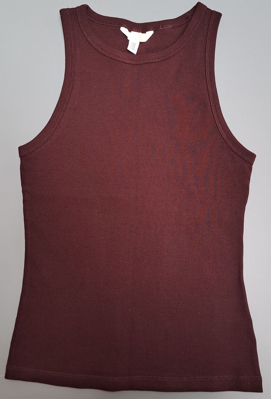 H&M Top: Ripp-Top dunkelrot Grösse M NEU – Nuovo (secondo la descrizione) da Breno venduto da ann_rbw5