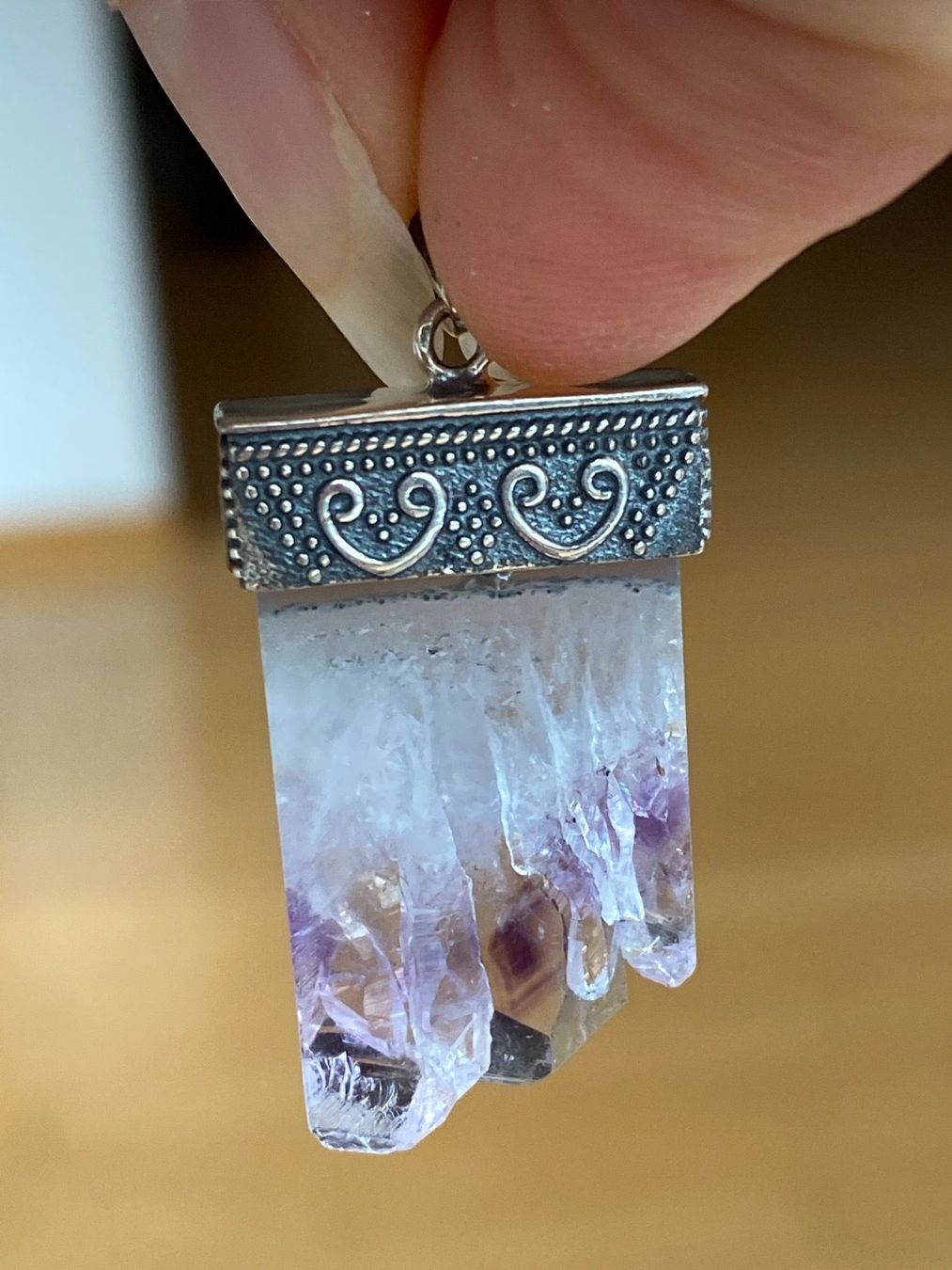 Ciondoli: Amethyst Anhänger 925 Silber NEU – Nuovo (secondo la descrizione) da Basel venduto da Chili007