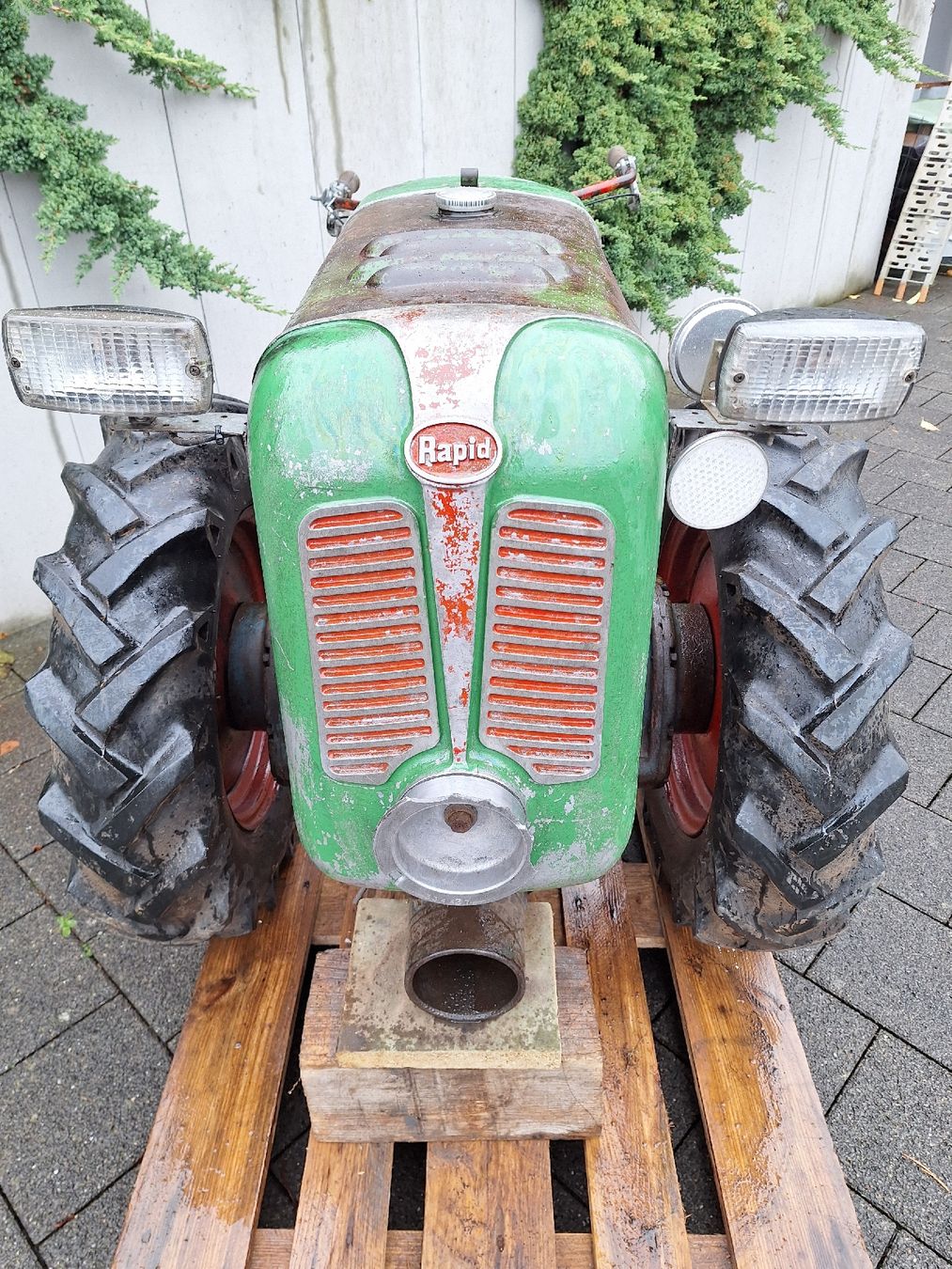 Rapid Traktoren: Rapid Spezial mit Ausweis Aebi Bucher Einachser Traktor – Defekt aus Auw von Zuendapp1952 4