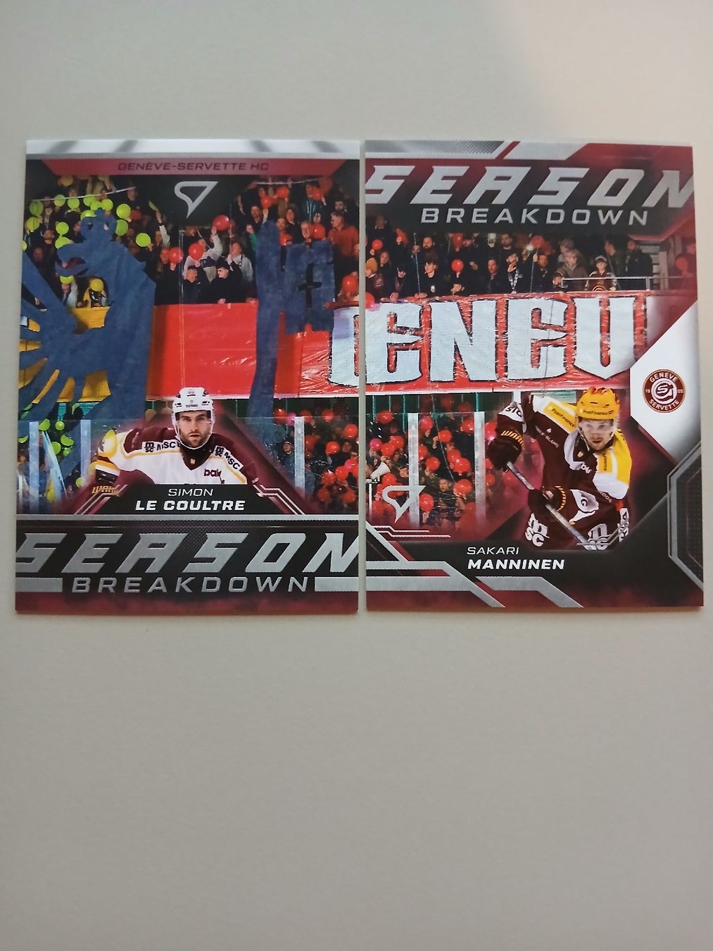 Sportzoo Sammelbilder & Trading cards: Eishockey Karten Saison Breakdown Geneve – Neu (gemäss Beschreibung) aus Düdingen von oliheimo92